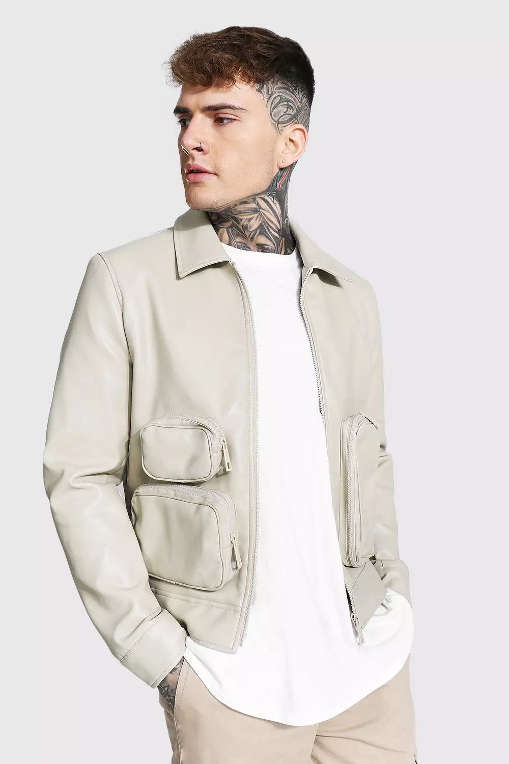 Collared jacket sale