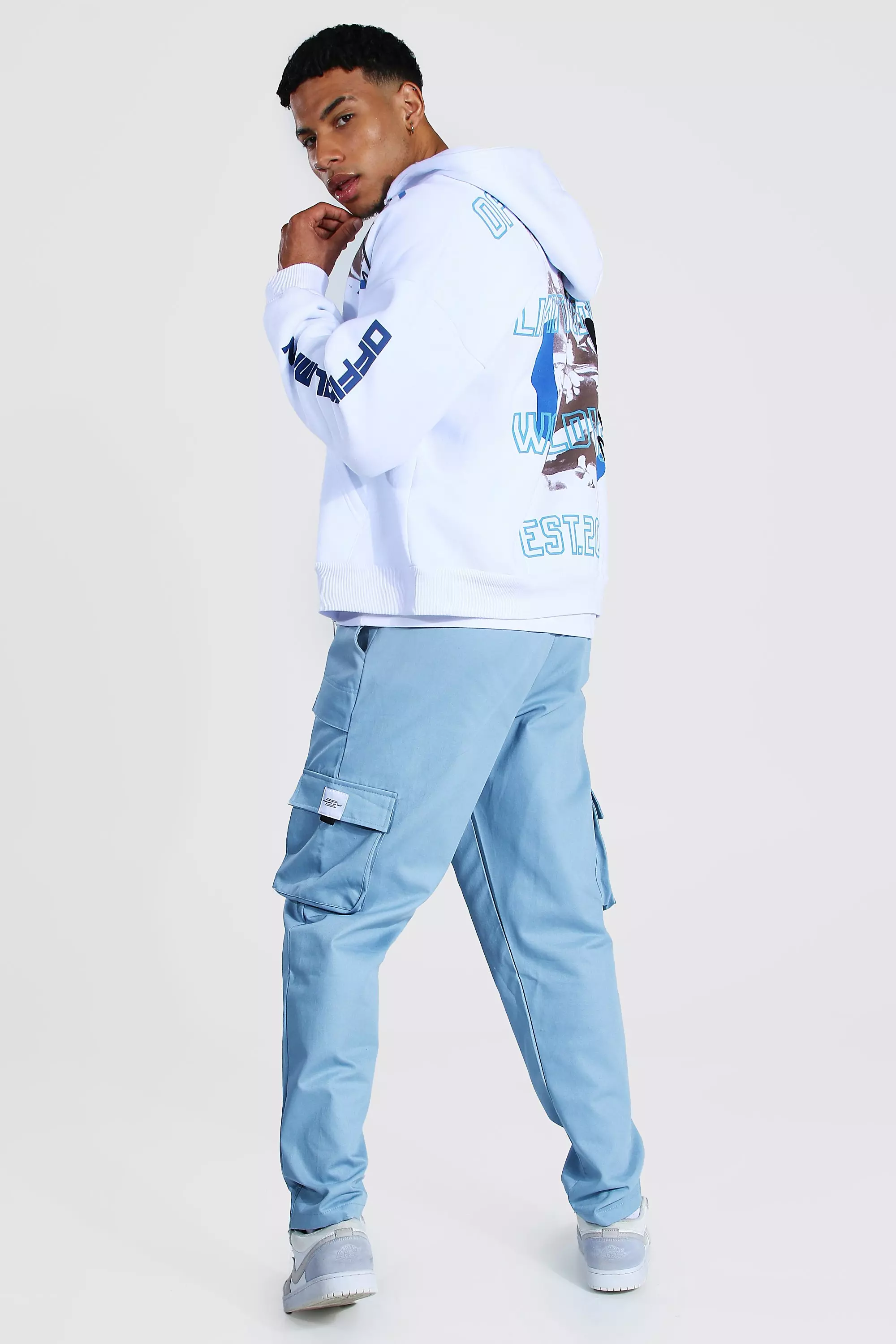 boohoo MAN★オーバーサイズ 長袖 パーカー★ゾンビーズ★白★ 楽天市場】【限定SALE価格】【在庫限り】【人気商品】 パーカー
