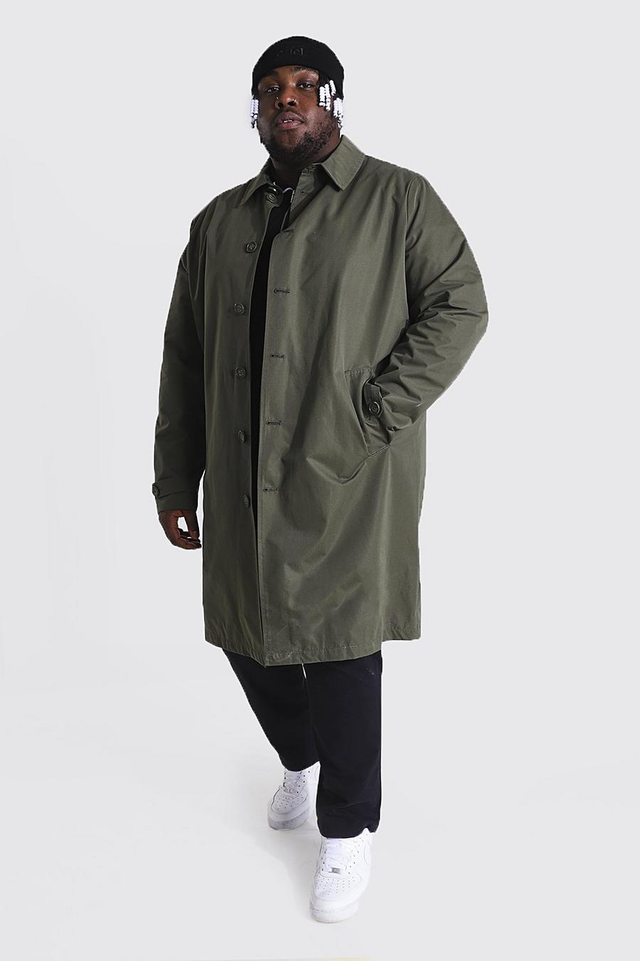 Grande taille - Trench droit, Khaki image number 1