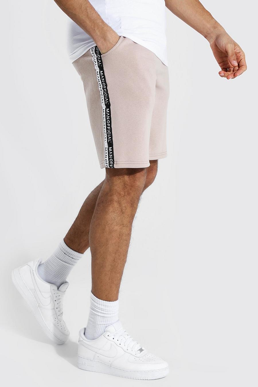 Mauve Tall Man Official Tape Mid Length Shorts image number 1