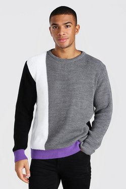 HTOOHTOOH Mens Slim High Neck Knitting Long Sleeve Pullover Classic Sweater