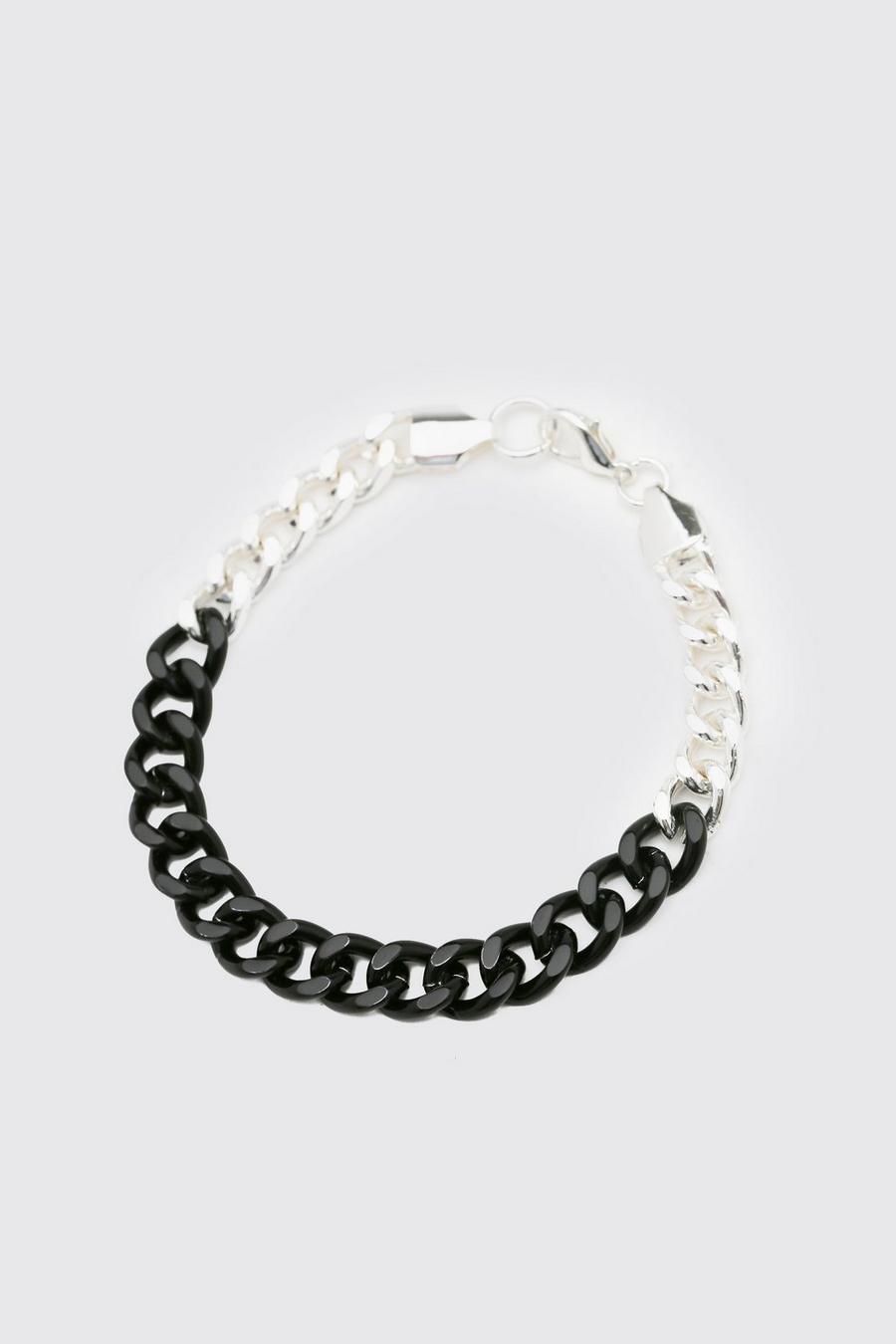 Multi Chunky Contrast Chain Bracelet image number 1