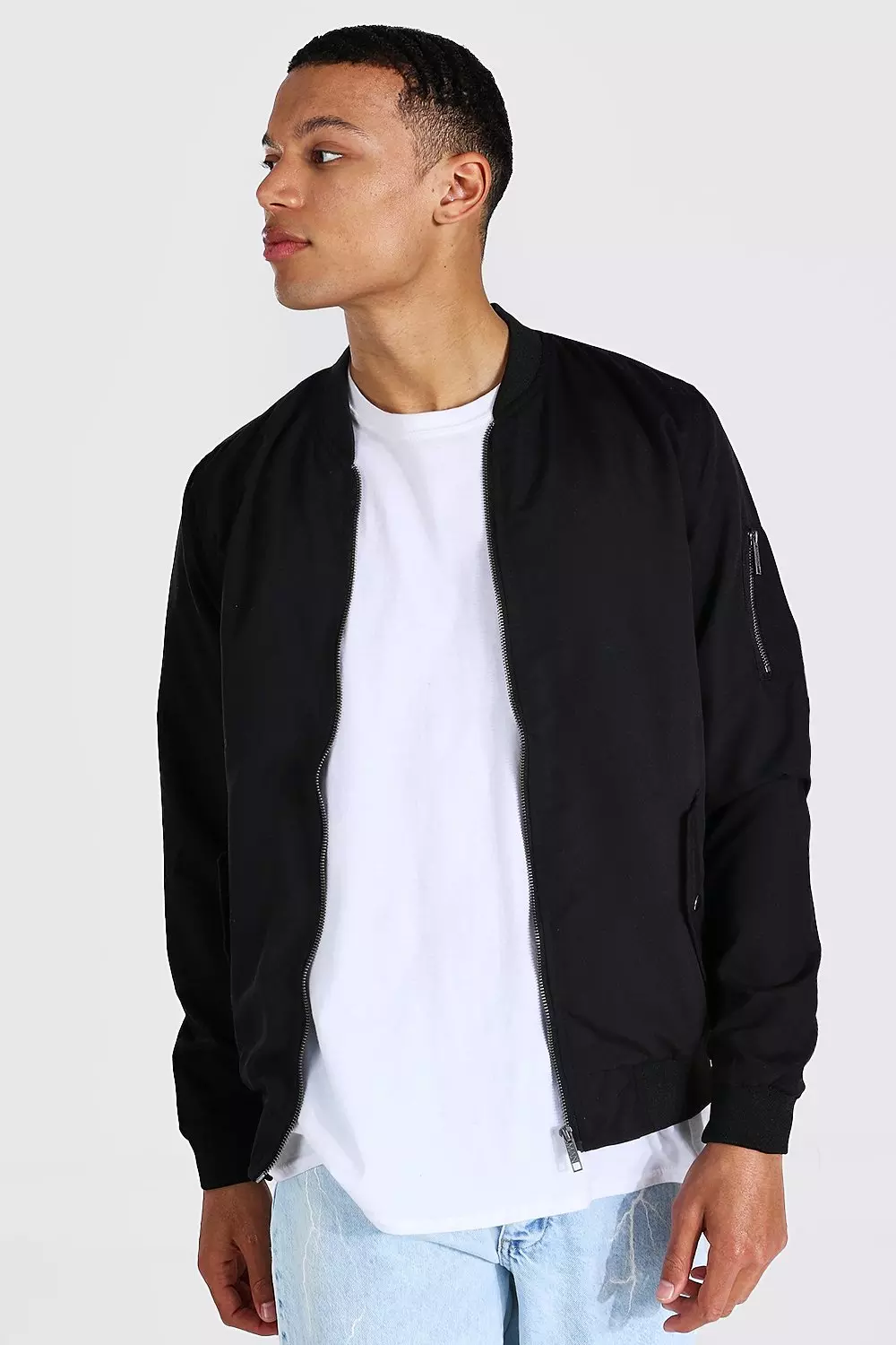 Pull and bear on sale bomber jacket asos