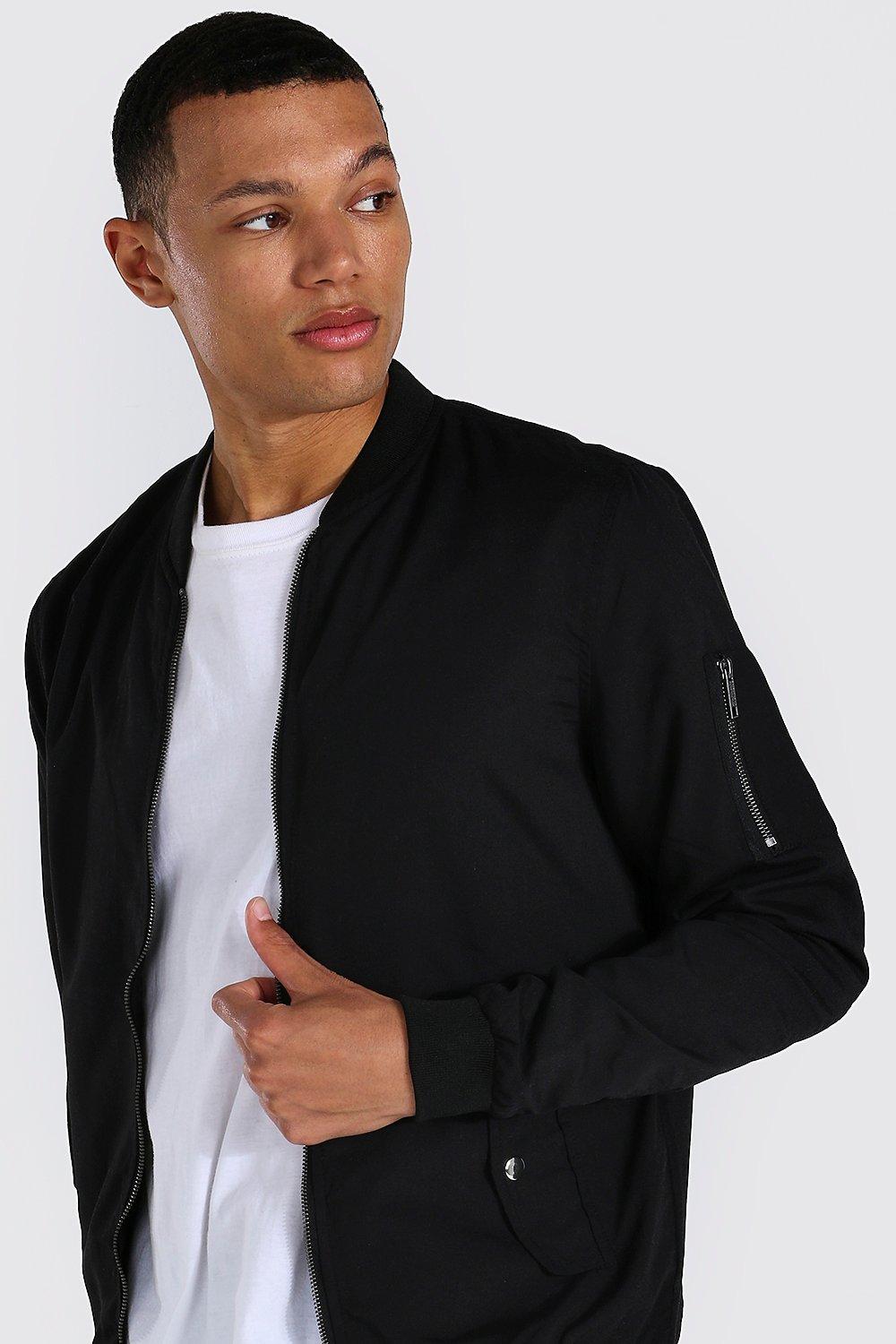 Mens tall hot sale bomber jacket