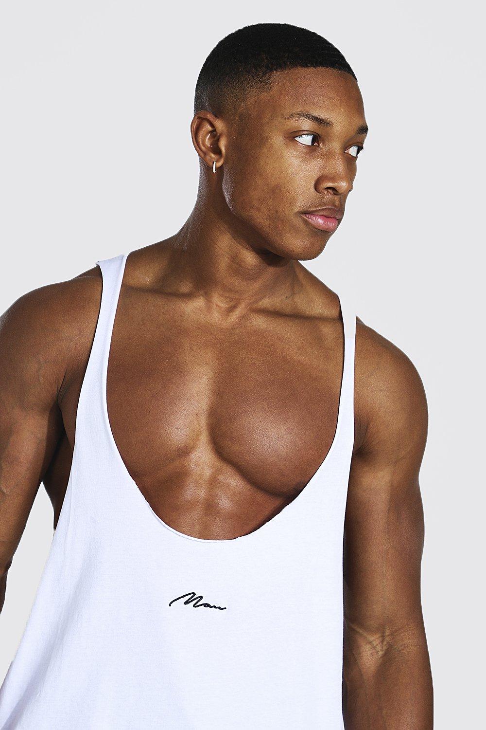 Man Signature Extreme Racer Back Tank Top