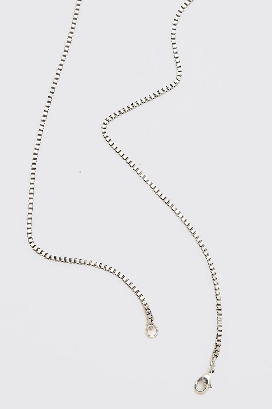 Silver Thin Chain Necklace image number 1