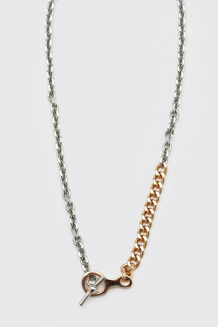 Multi Contrast Two Tone Chain With Toggle Detail image number 1