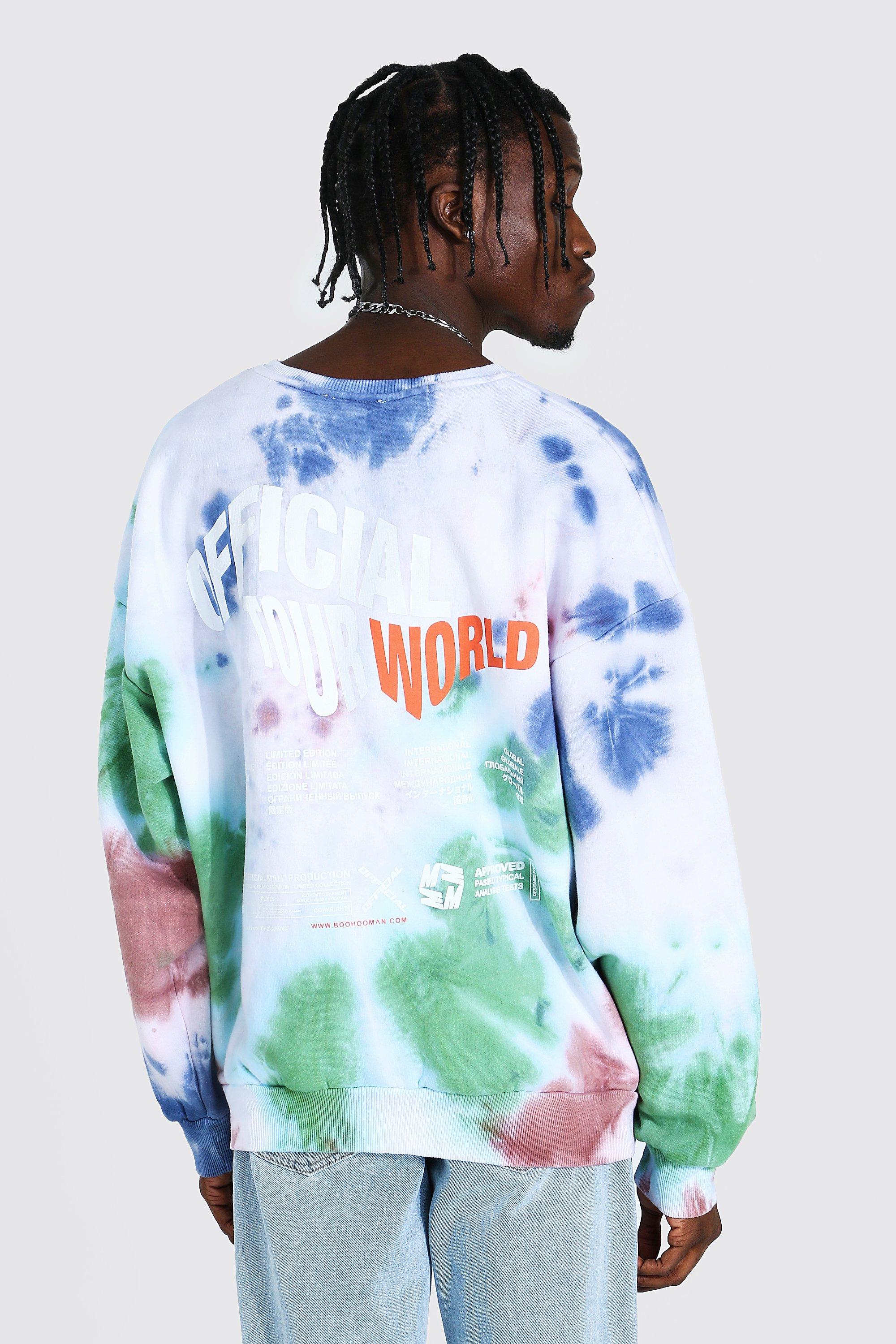 Tie dye sweatshirt boohoo sale