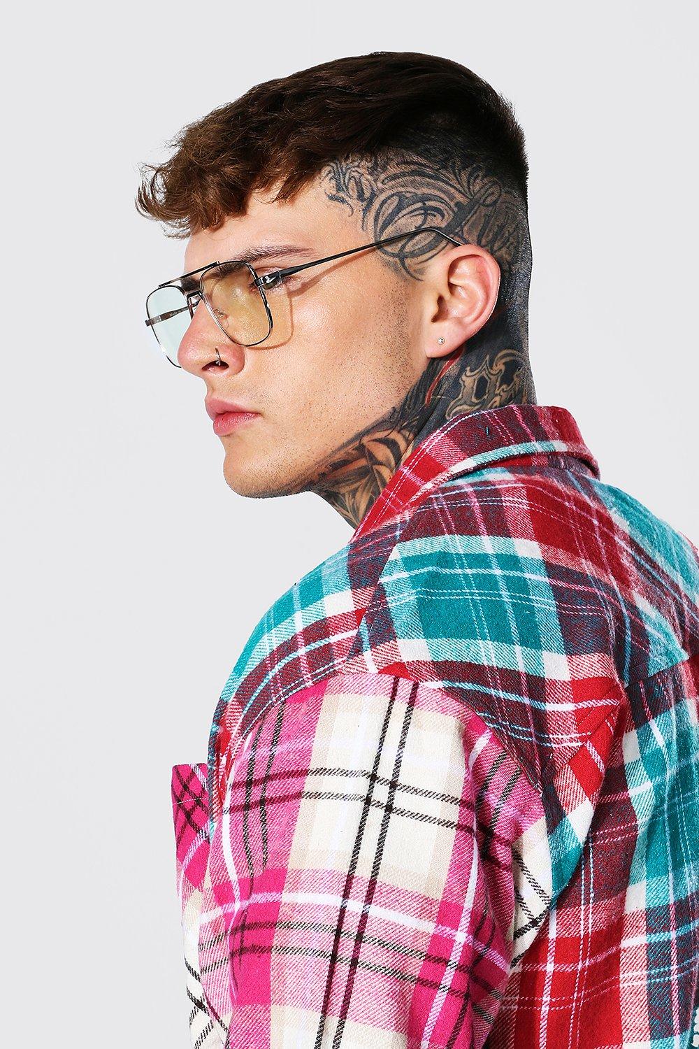 Lentes transparentes online hombres