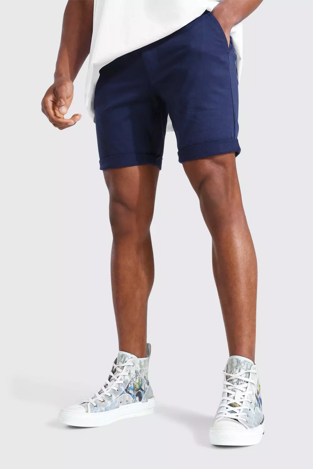 Mens super deals skinny shorts