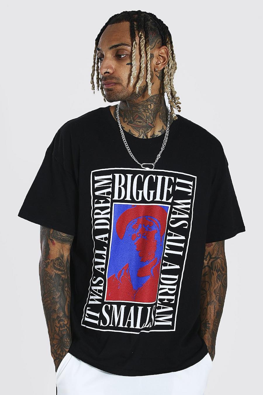 Oversized Biggie Smalls License T-shirt | boohoo