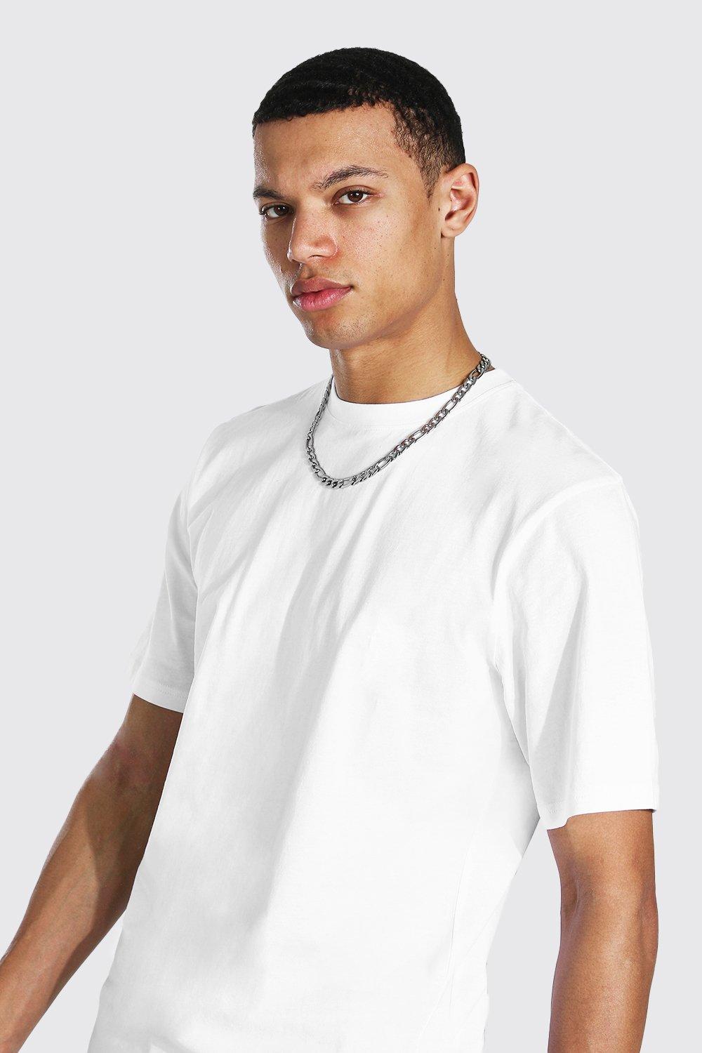 camiseta hombre manga-corta basica. Cuello redondo
