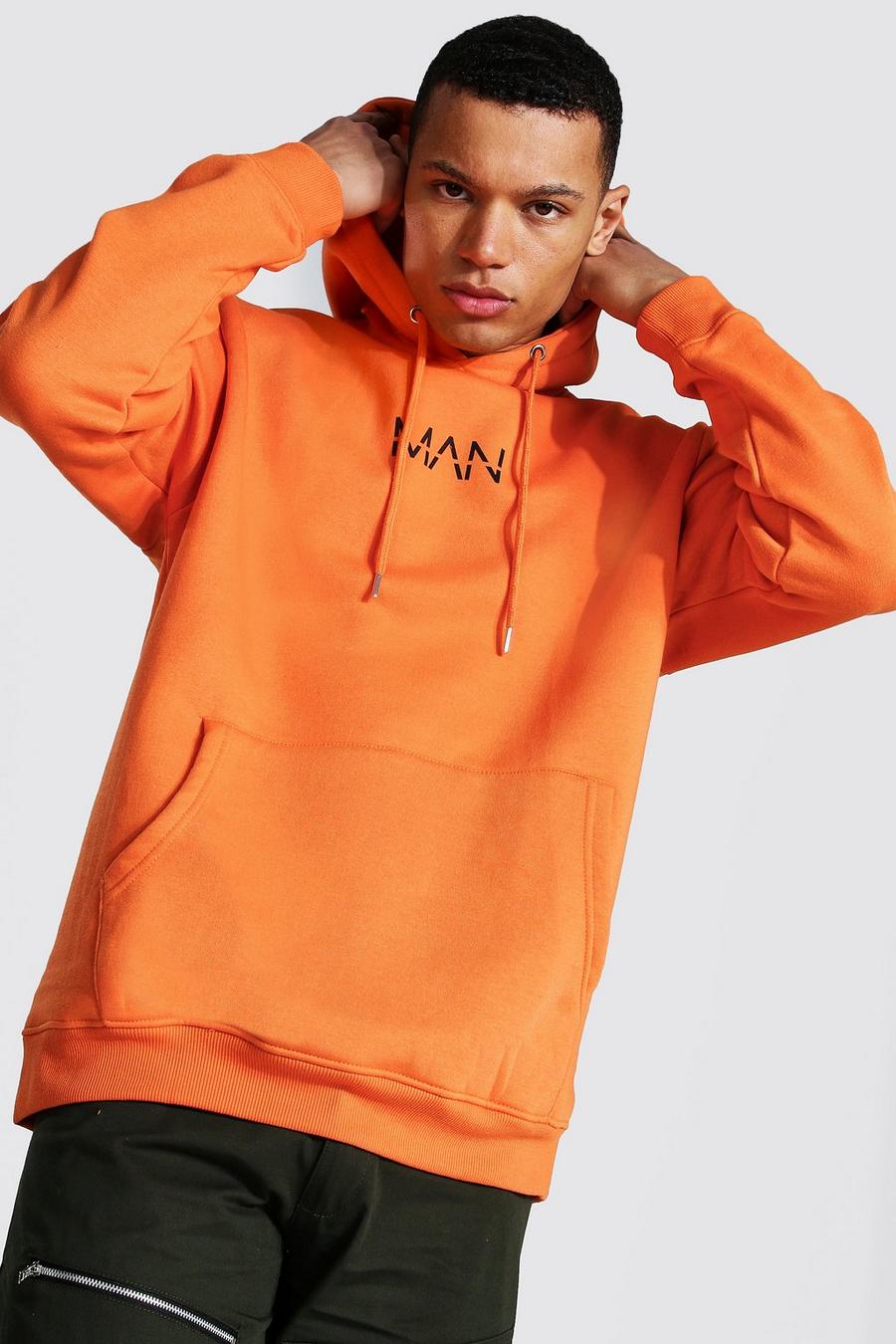 Orange naranja Tall Man Original Hoodie image number 1