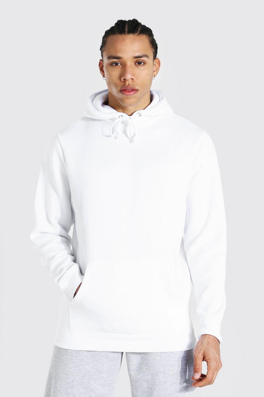 White Tall - Basic Hoodie i regular fit image number 1