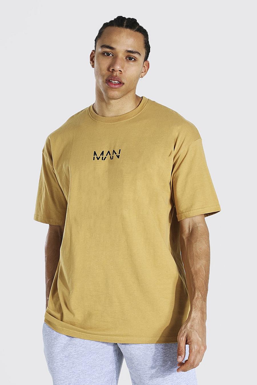 Sand Tall Oversized Man T-Shirt image number 1