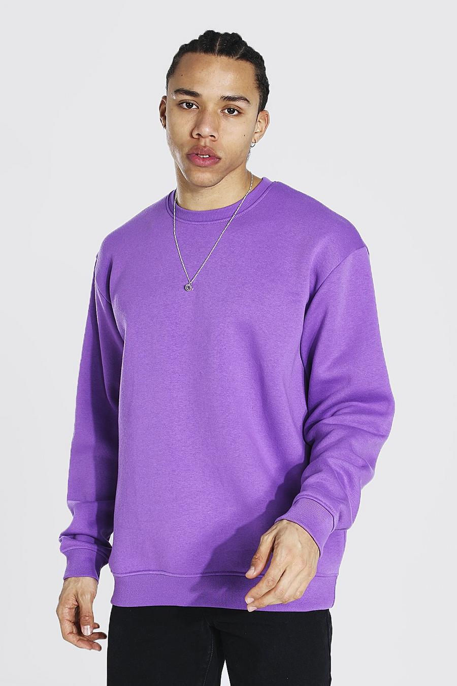 Purple Tall - Basic Oversize sweatshirt image number 1