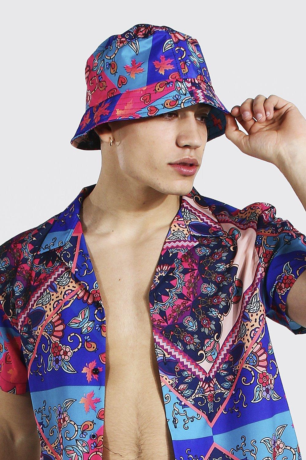 floral print bucket hat