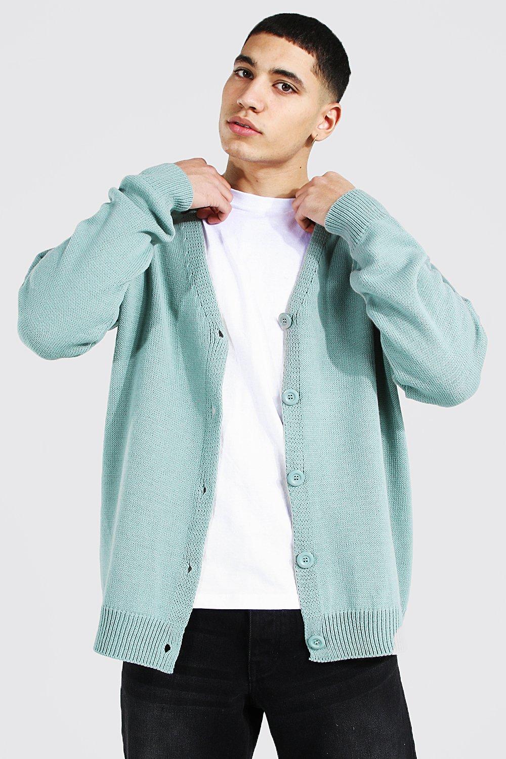 boohoo green cardigan