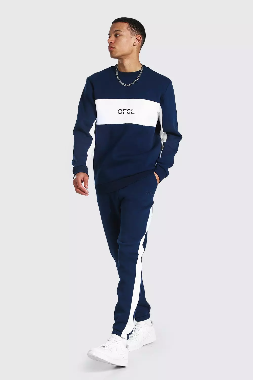 boohoo.com | Official Träningsoverall med sweatshirt