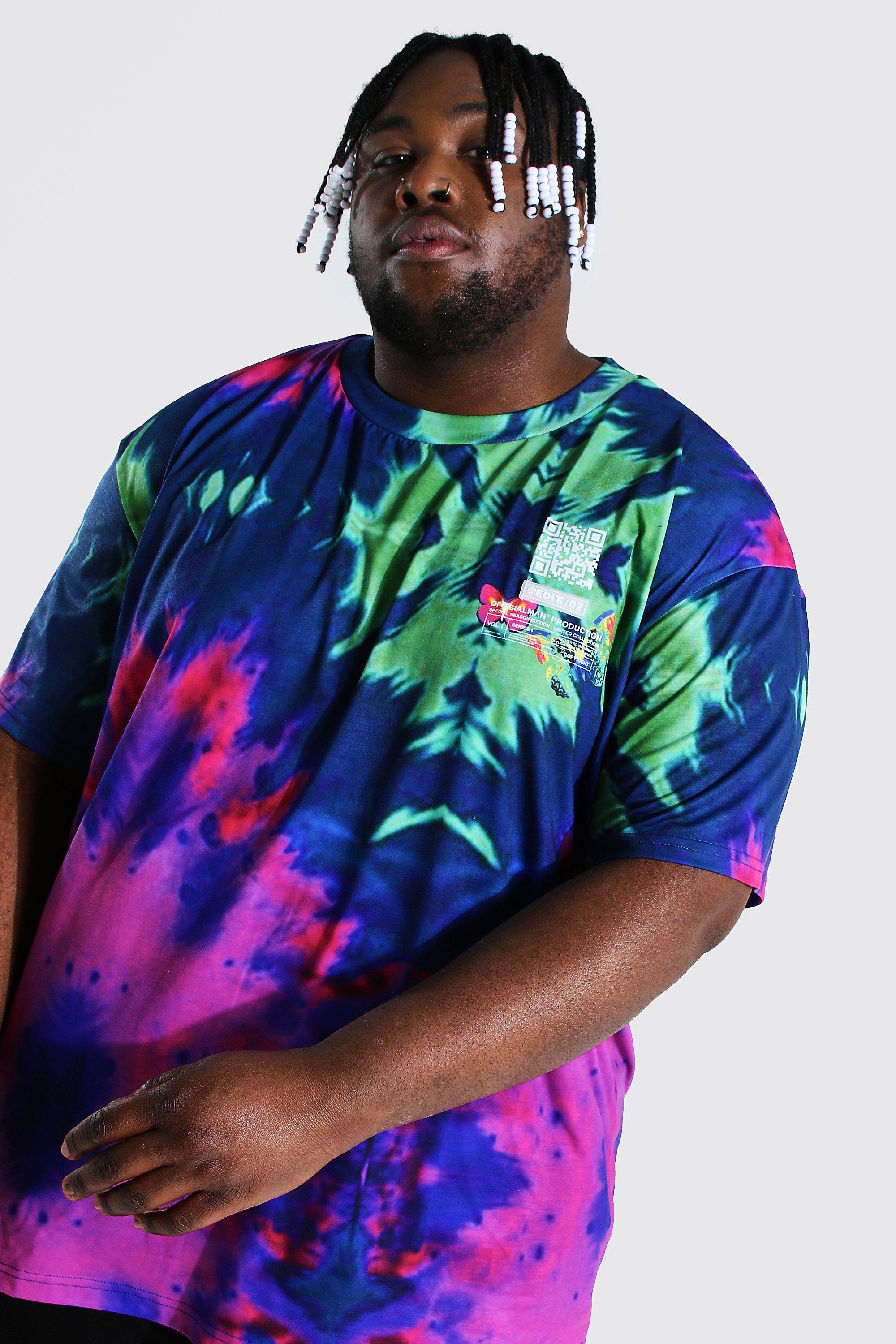 Tie dye joggers plus size sale