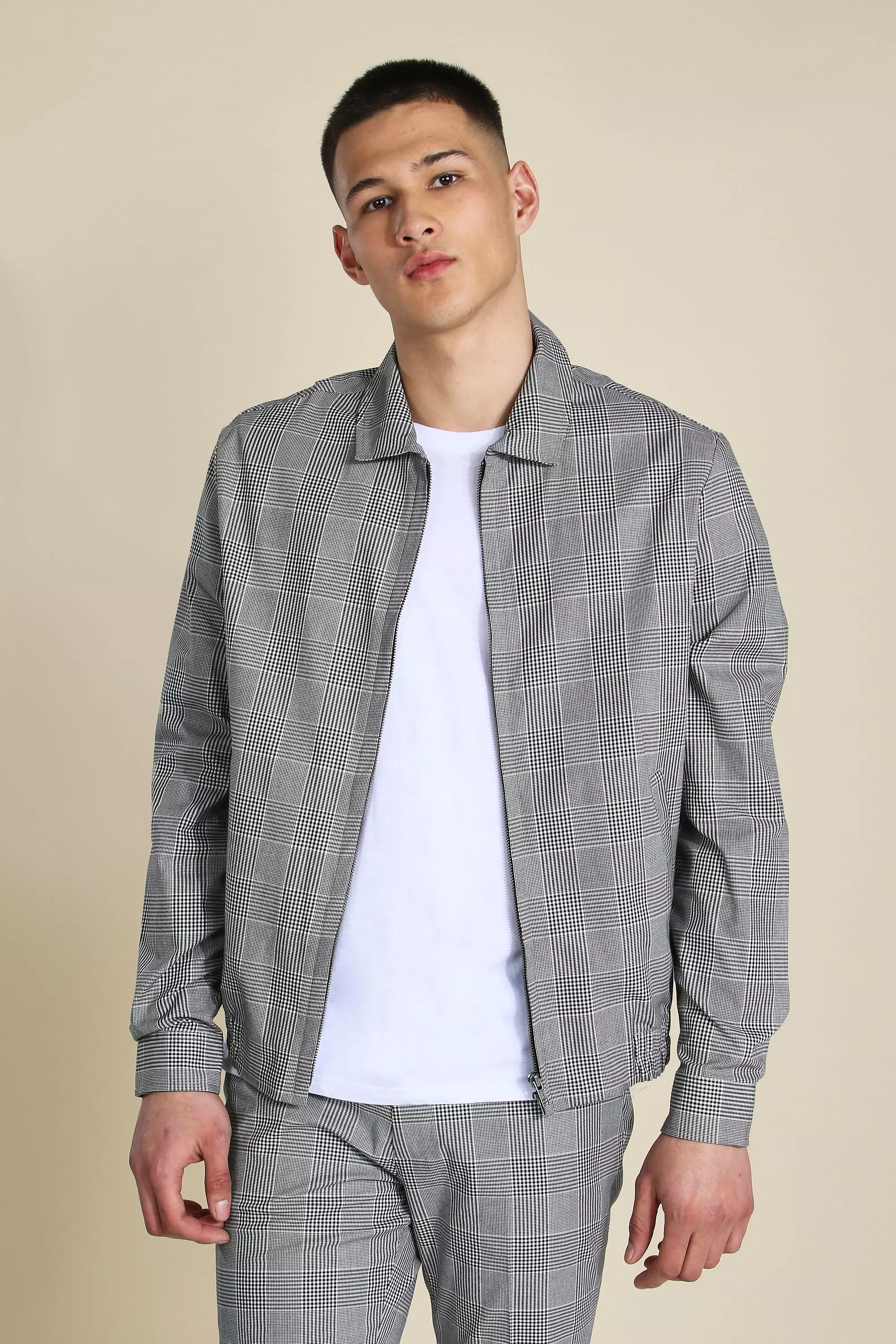 Grey Harrington Jacket and Shorts