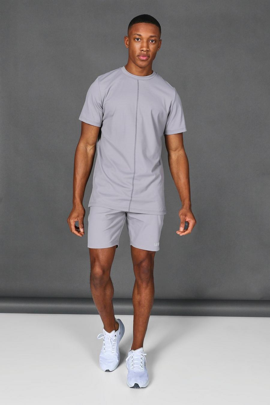 Taupe Man Active Short Tracksuit image number 1