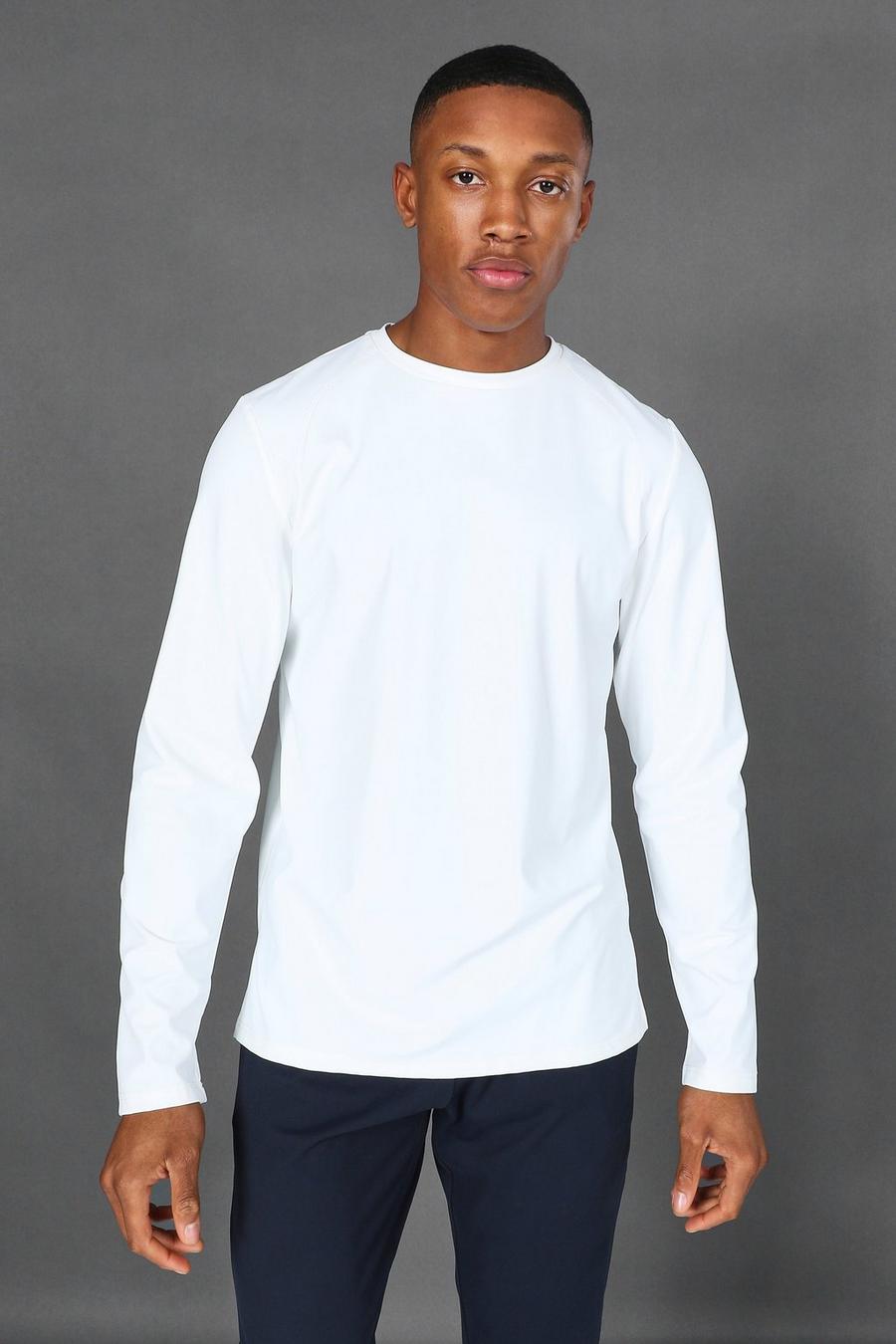White Man Active Yoga Long Sleeve Top image number 1