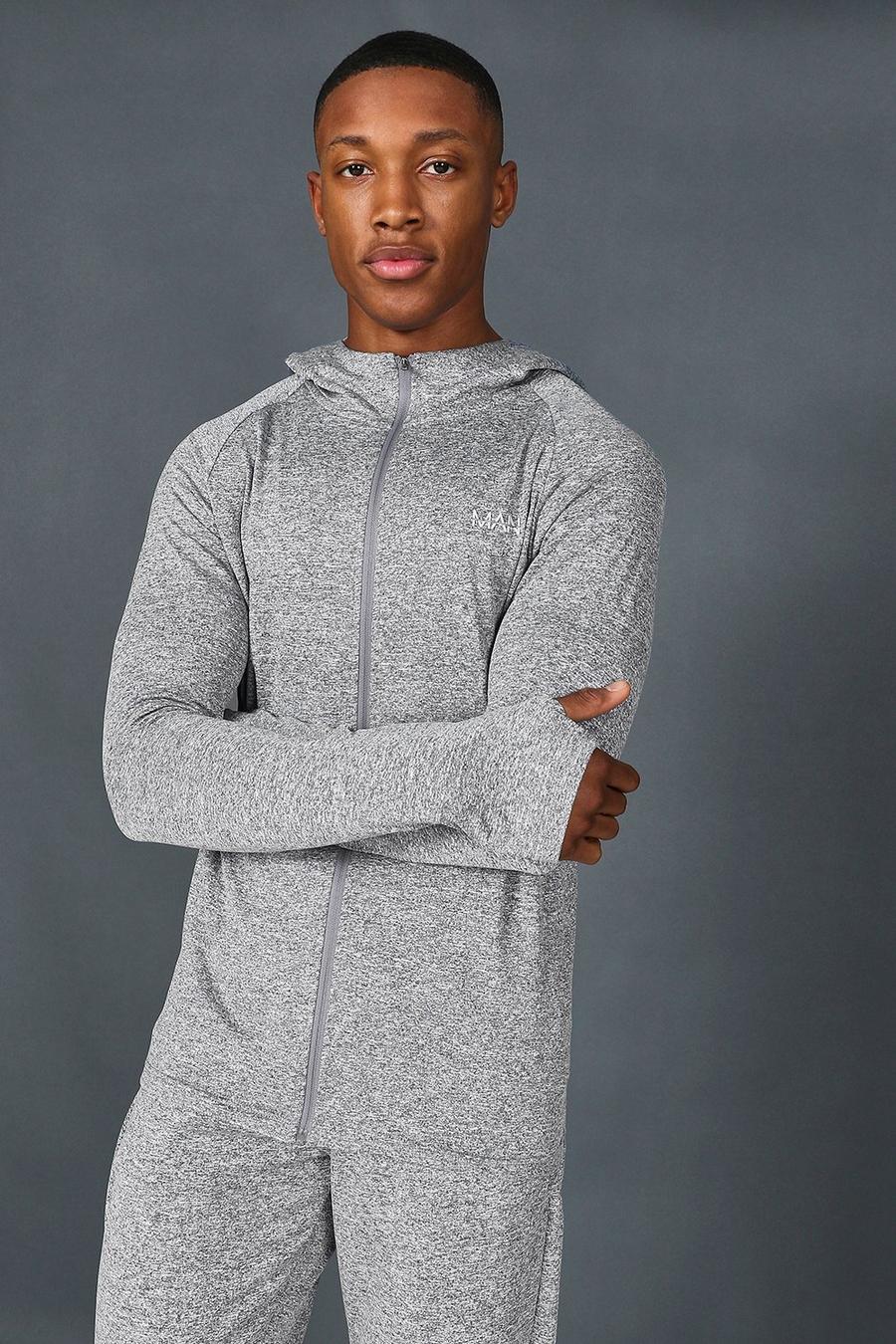 Grey Man Active Muscle Fit Yoga Vest image number 1