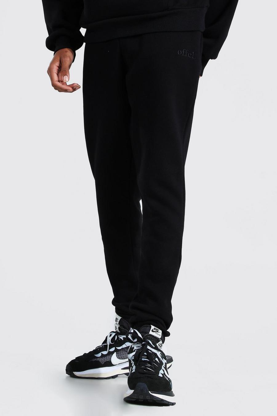 Black Tall Official Heavyweight Track Pants image number 1