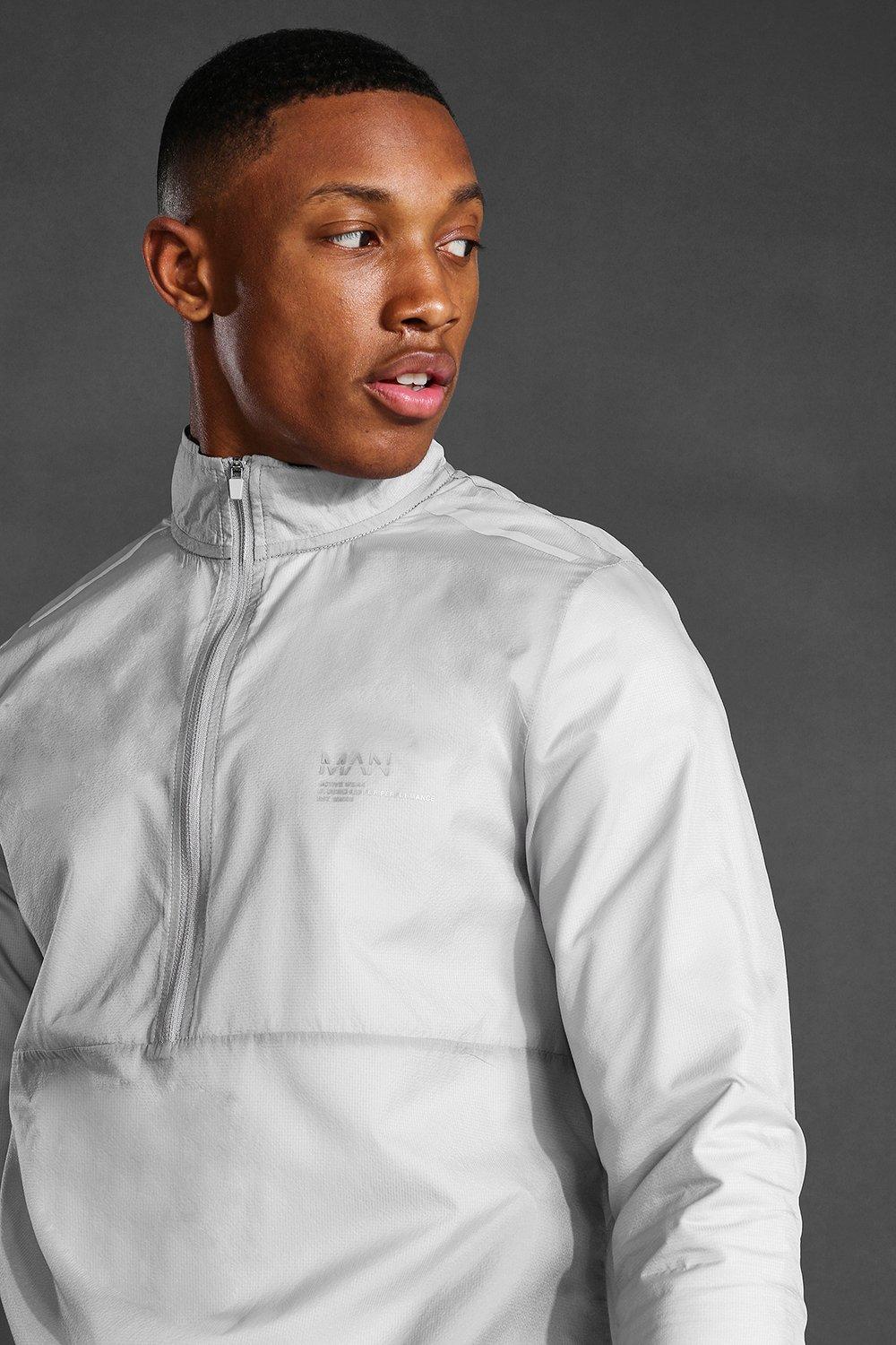 Half zip shop running jacket