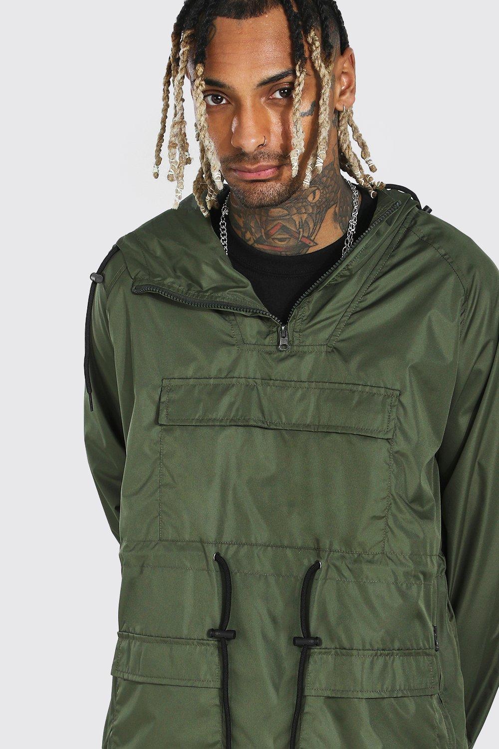 Lightweight Overhead Multi Pocket Parka