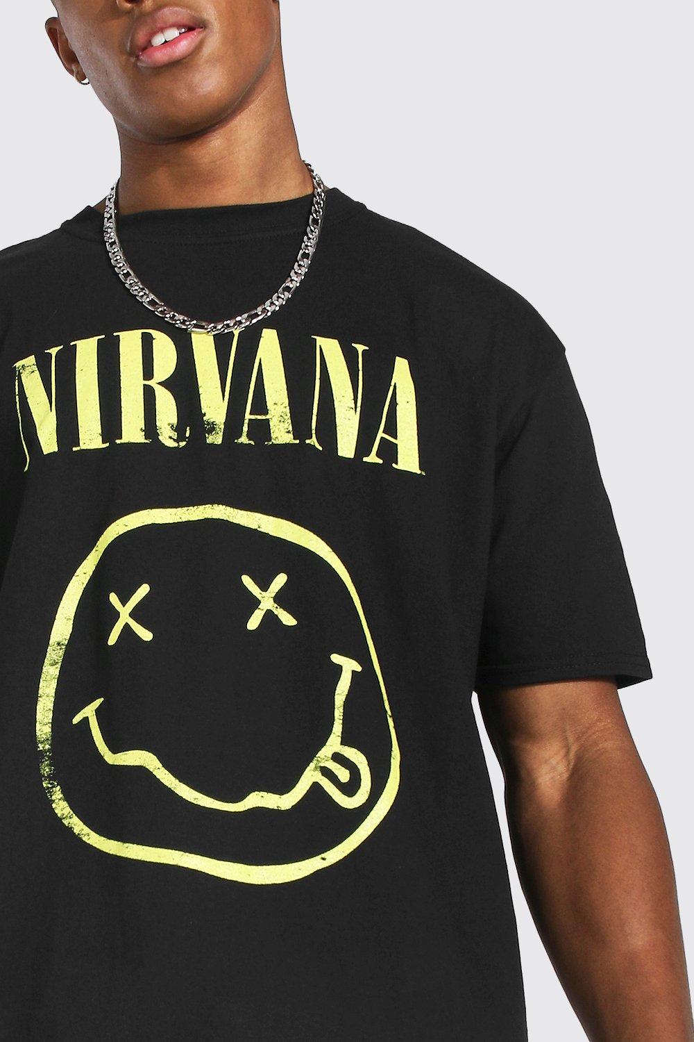 Camiseta nirvana sales hombre