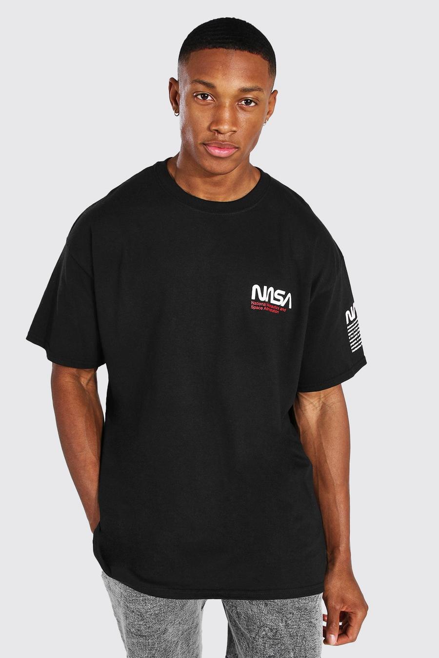 T-shirt officiel Nasa coupe oversize, Noir image number 1