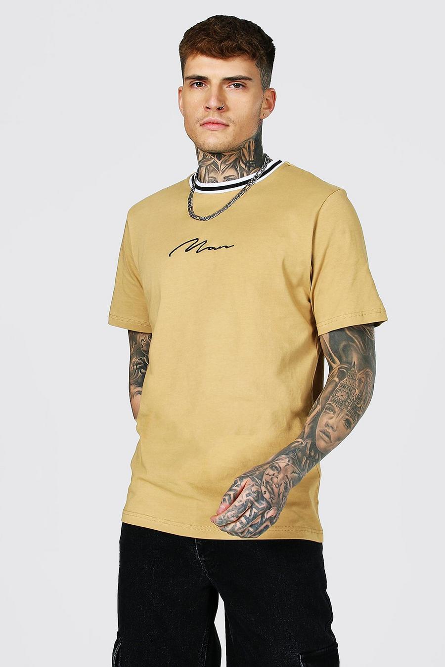 Sand Man Signature T-shirt med halsmudd image number 1