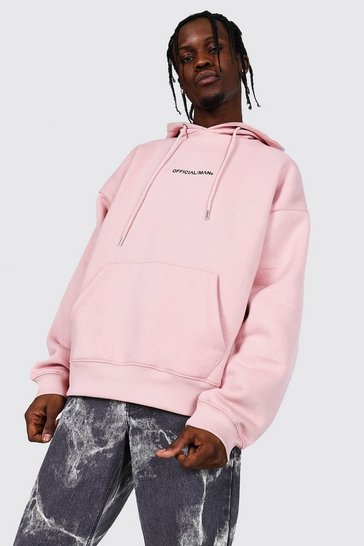 Oversized Official Man Boxy Fit Hoodie | Boohoo UK
