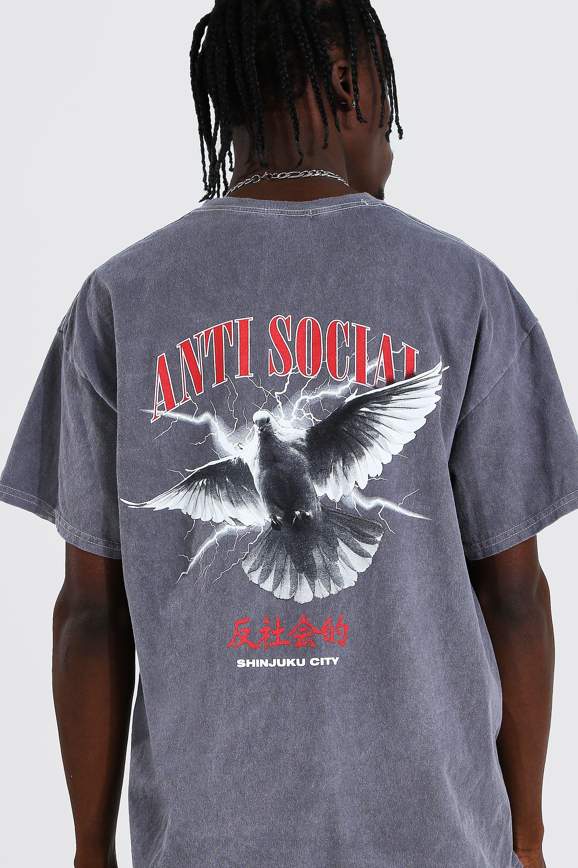 Antisocial Tee, 70s Vintage Inspired Tshirts