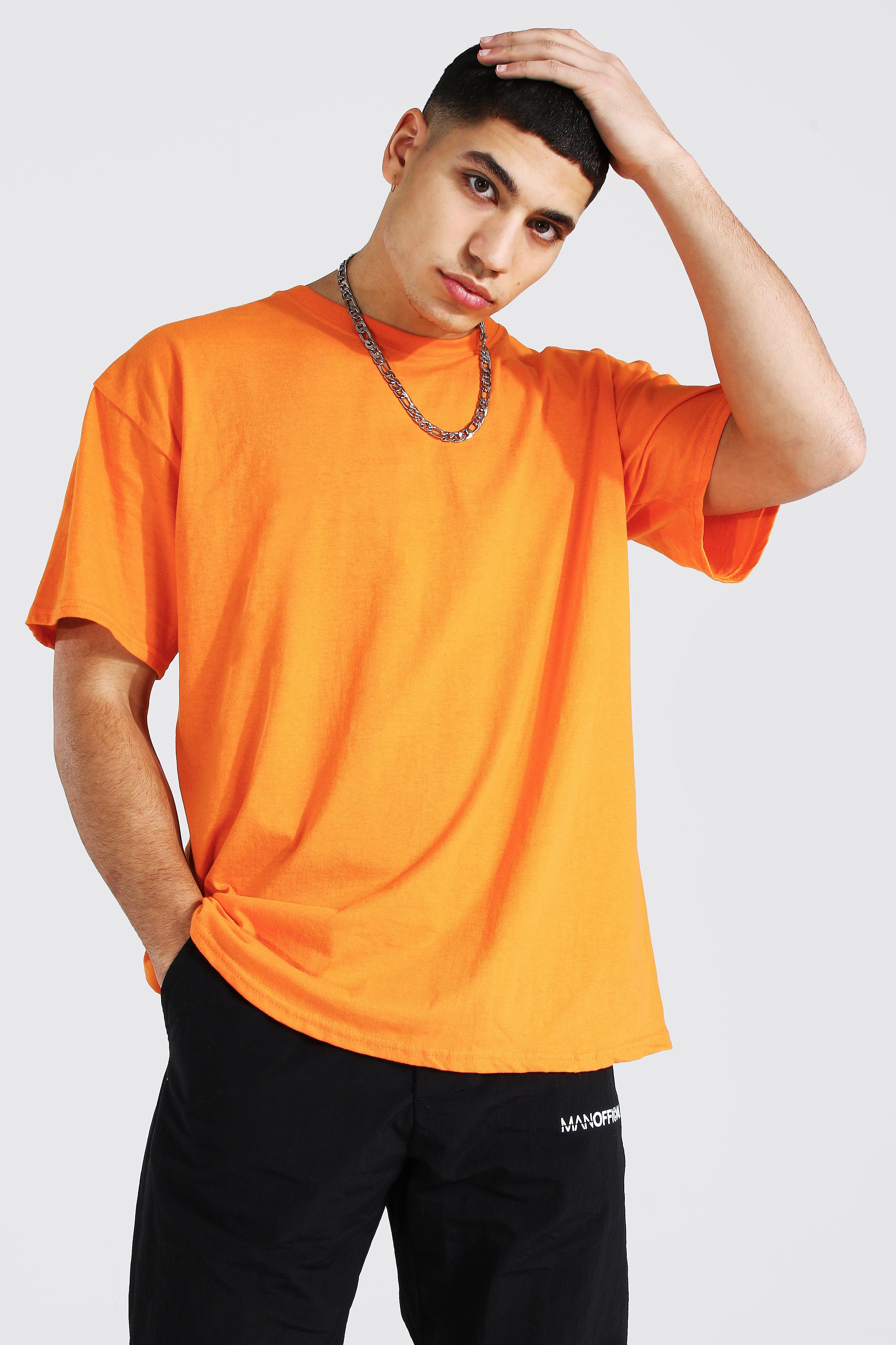 boohoo Men's Oversized Space Back Print T-Shirt