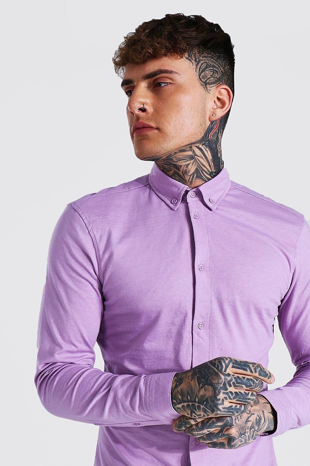 Camicia sale uomo lilla