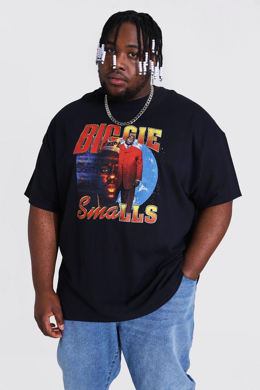 Camiseta con licencia de Biggie dividido Plus, Negro image number 1