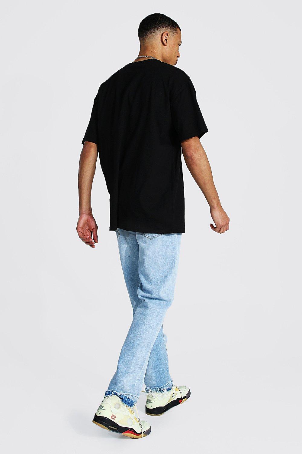 Men's Tall Oversized Drip Face T-shirt