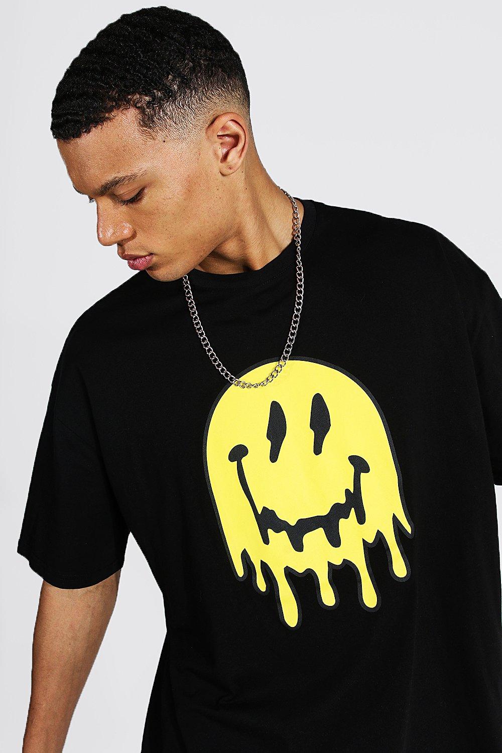 Men's Tall Oversized Drip Face T-shirt