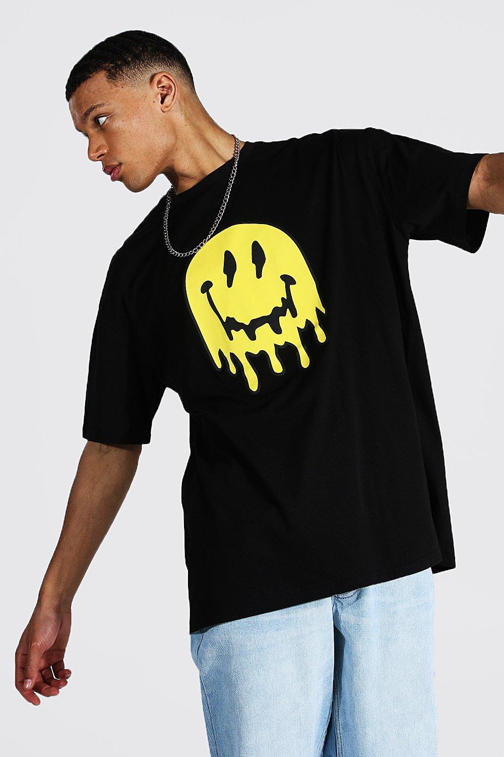 Men's Tall Oversized Drip Face T-shirt