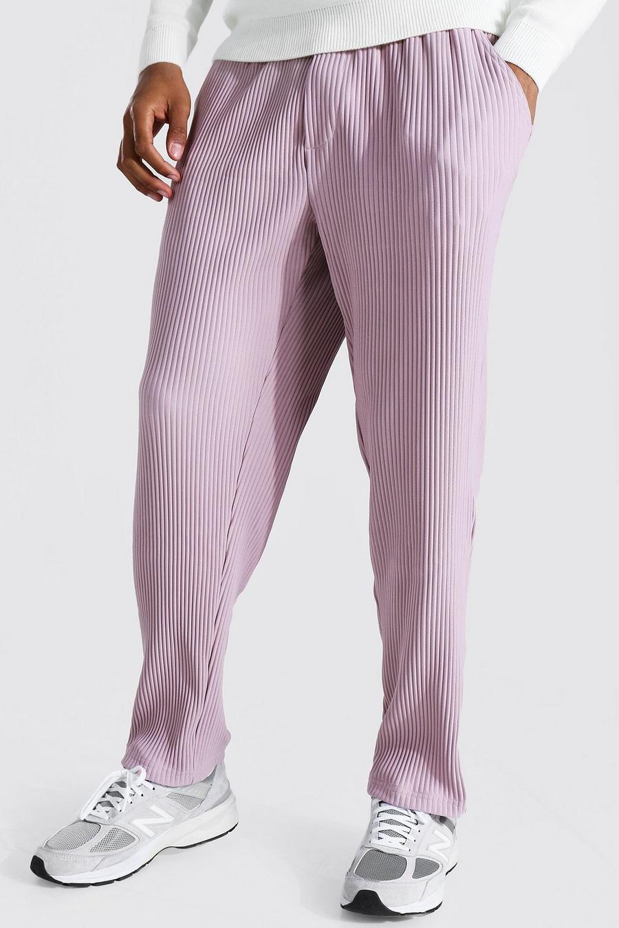 Pantalon slim court et plissé, Pebble beige image number 1