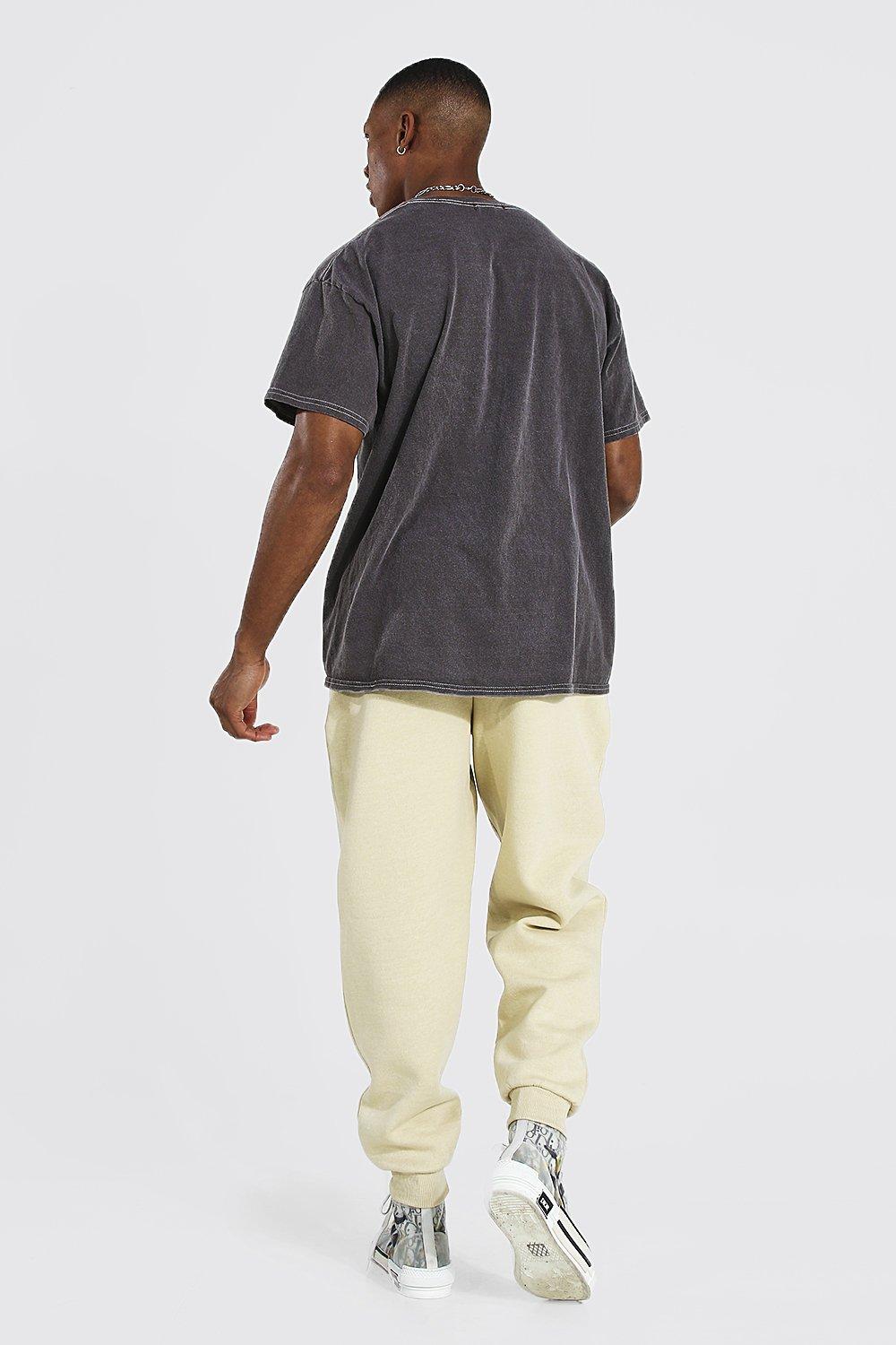 TRACK PANT SAND BEIGE MEN