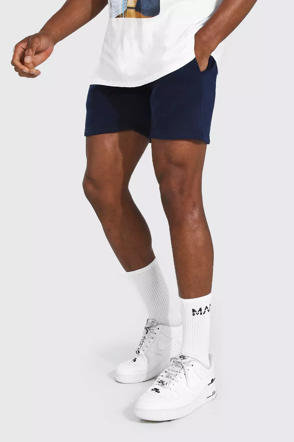 Slim best sale jersey shorts