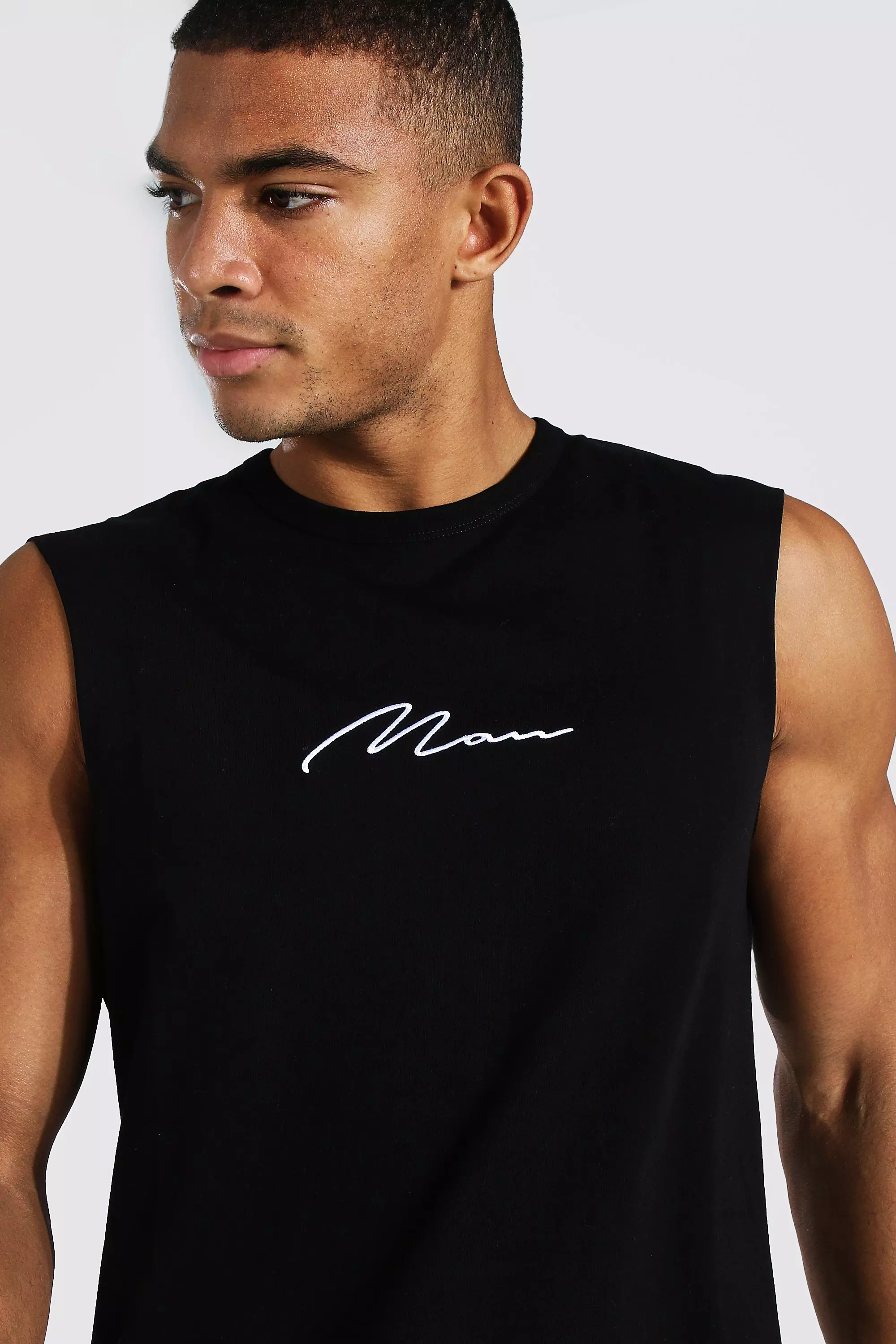 Black Man Signature Regular Tank alternative image