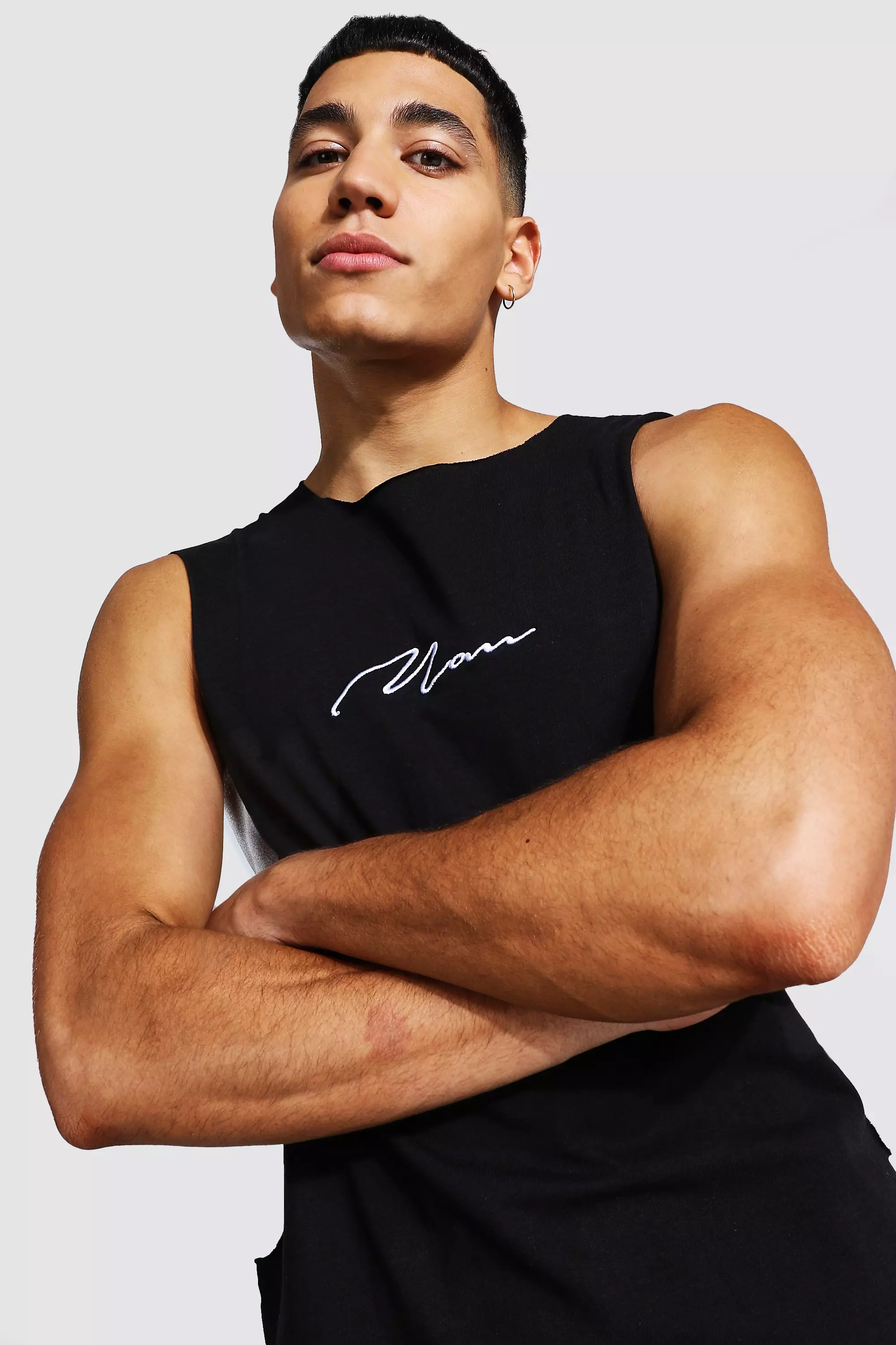 Man Signature Extreme Drop Armhole Tank