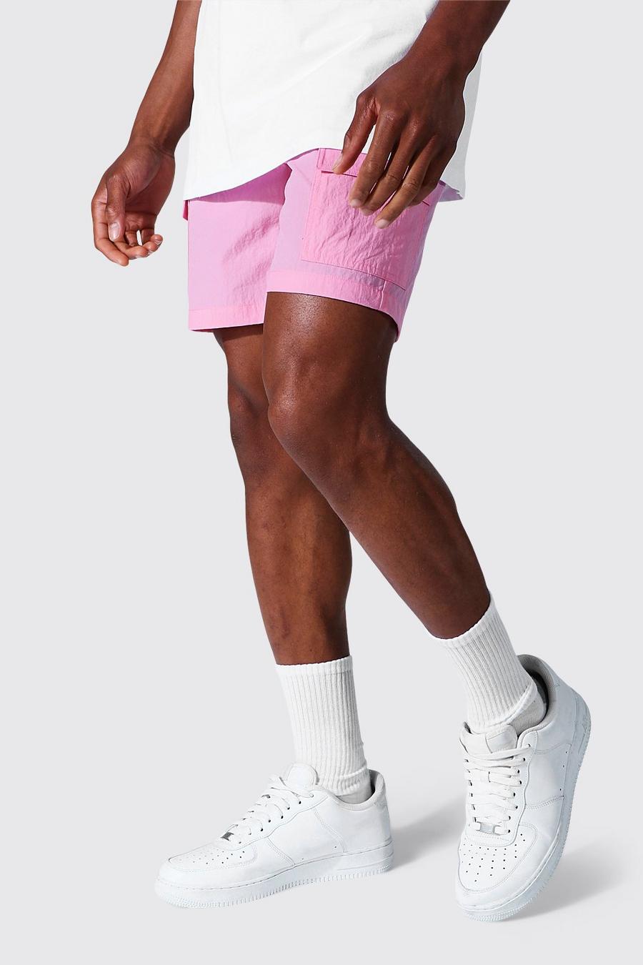 Offcl Shorts mit Muschelprint, Pale pink image number 1