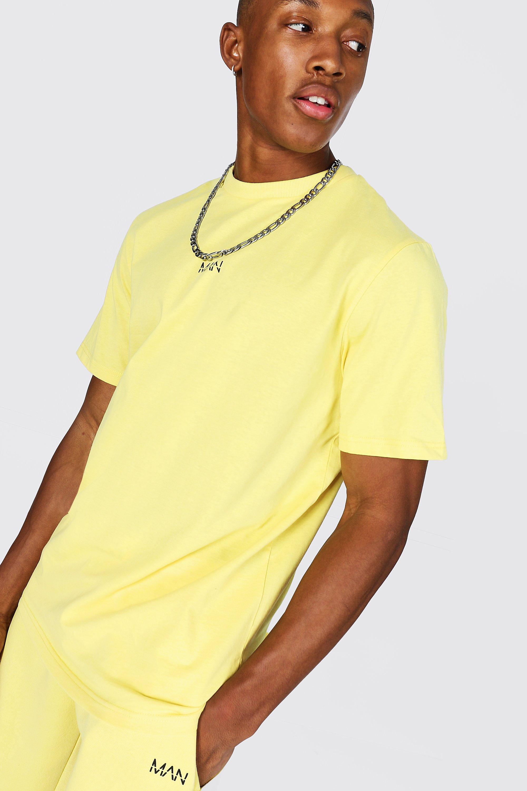【boohoo】MAN Tシャツ＆ショートパンツセット Original Man T-shirt And Short Set | boohoo USA
