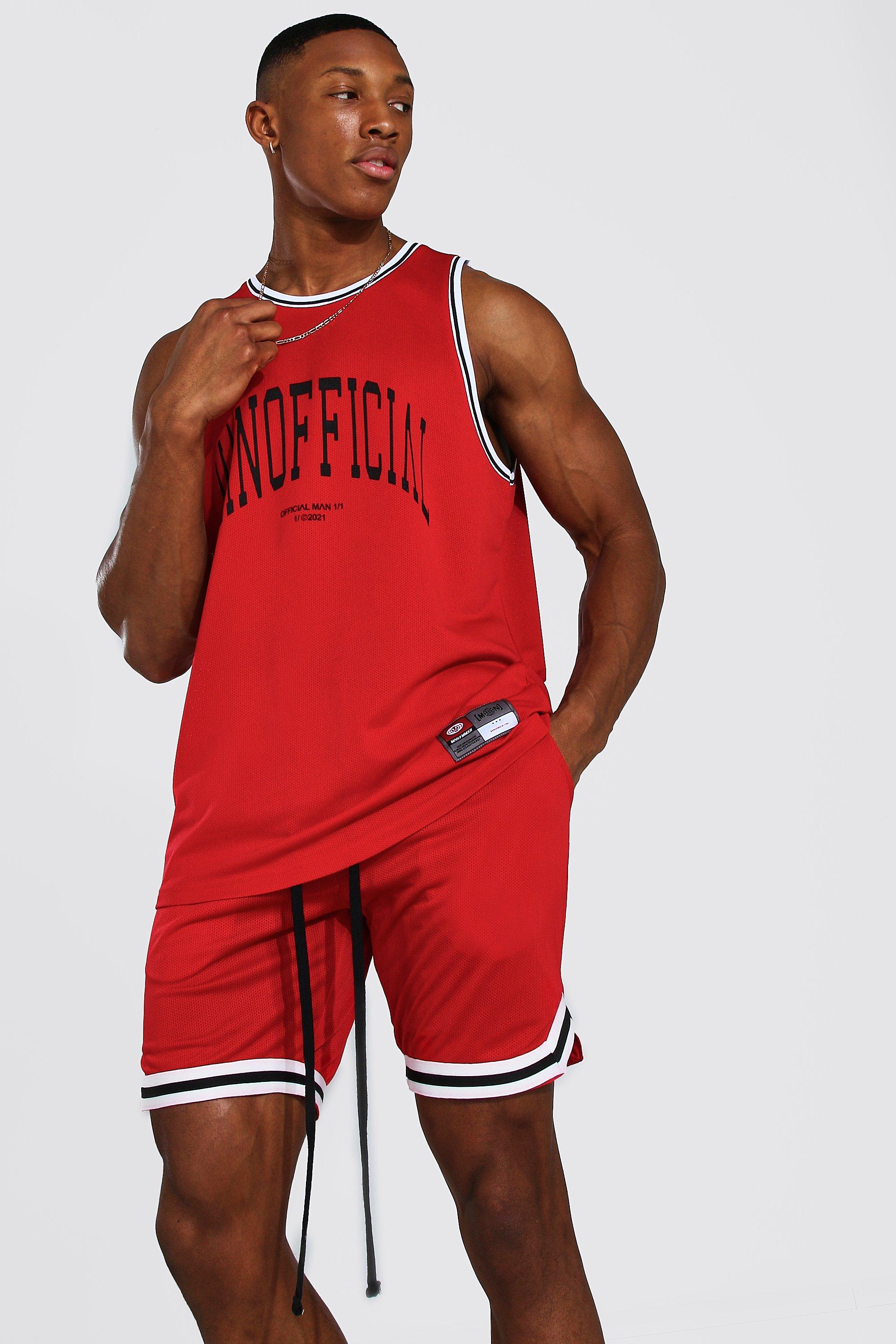 basketball vest and shorts